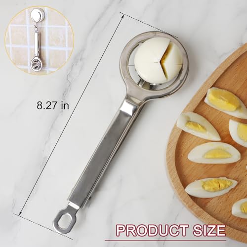 Best Utensils Stainless Steel Egg Slicer Wedger Cutter