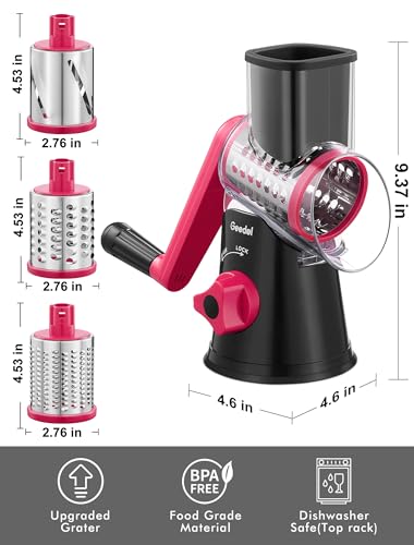 Rotary Cheese Grater Hand Crank
