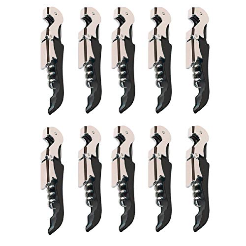 Professional Waiter Corkscrew Wine Openers Set (10 Count)
