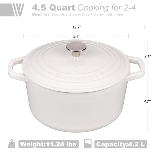 Enameled Cast Iron Dutch Oven Pot with Lid