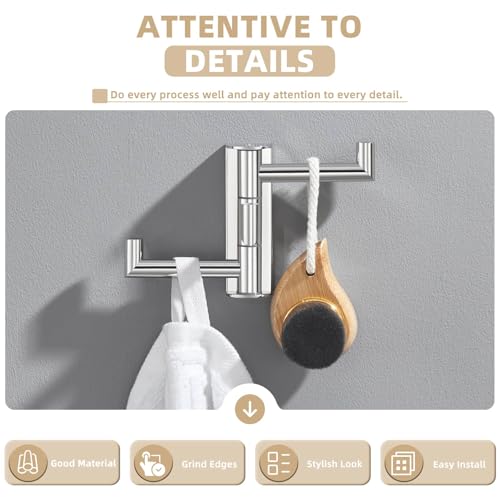 Bathroom Towel Hook Polished Chrome