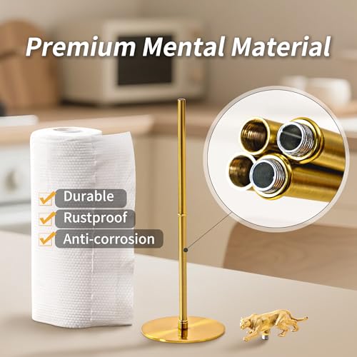 Gold Paper Towel Holder for Countertop
