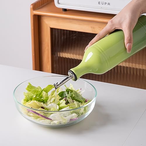 Sweejar Large Ceramic Olive Oil Dispenser Bottle