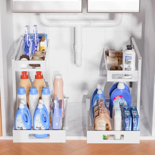 Full Metal Under Sink Organizer (2 Count)