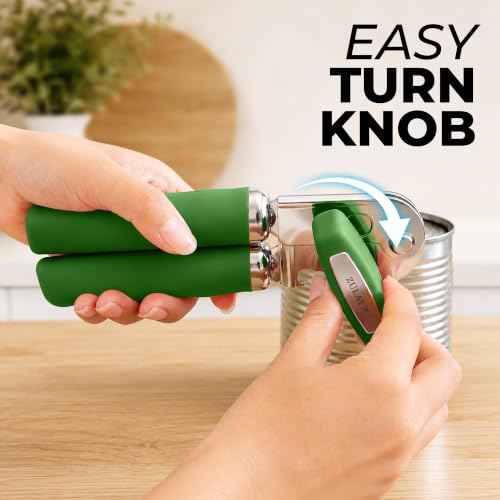 Stainless Steel Swing Open Manual Can Opener Comfortable Grip