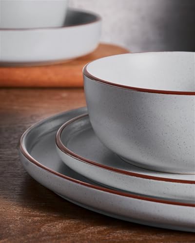Mercury 24 Piece Dinnerware Set with Pasta Bowls