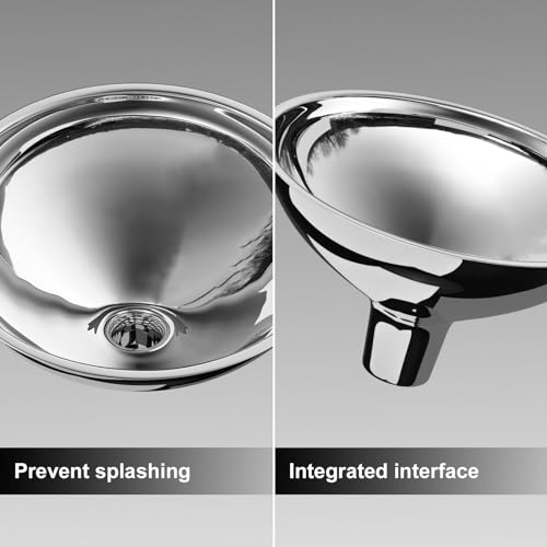 Stainless Steel Large Funnel