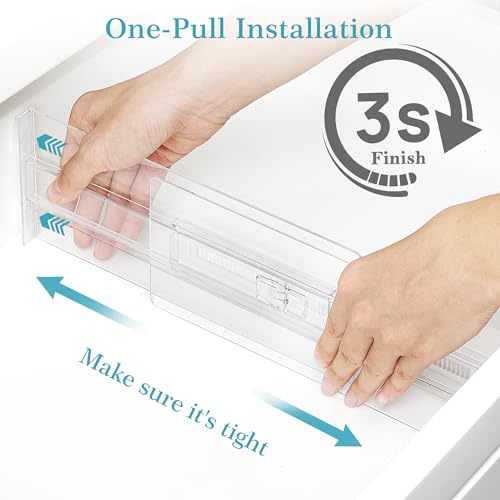 12 Pack Drawer Dividers for Clothes (12 Count)