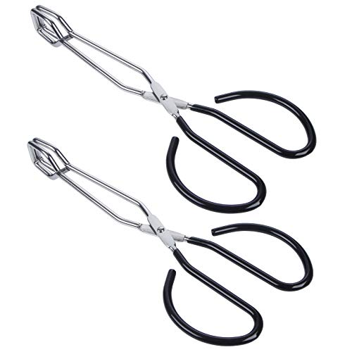 Stainless Steel Scissor Tongs Heavy Duty Cooking Tongs with Soft Handles