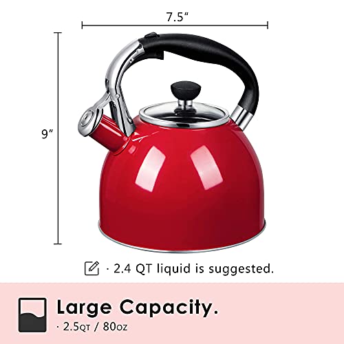 Whistling Tea Kettle for Stove Top