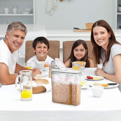 Airtight Cereal Containers with Lids (4 Count)