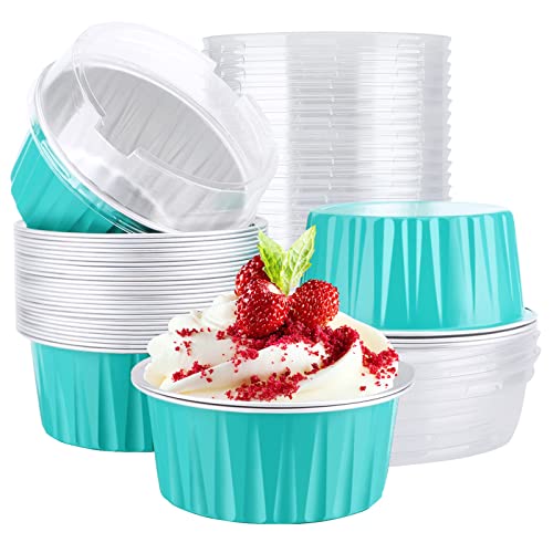 Aluminum Baking Cups with Lids (60 Count)