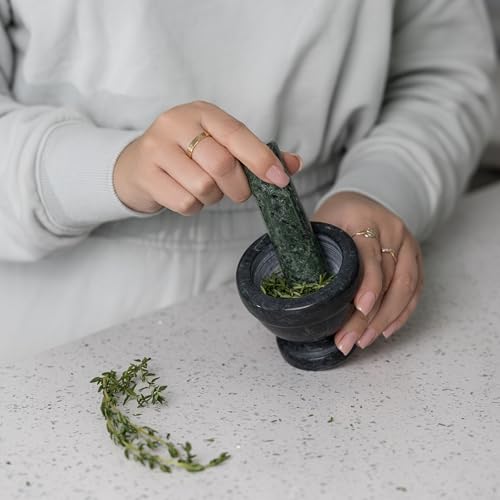 Marble Mortar and Pestle