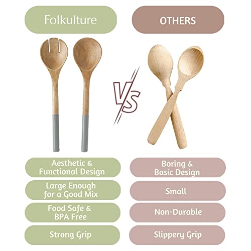 Wooden Salad Servers