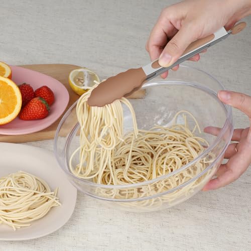 Mini Silicone Kitchen Tongs for Cooking (3 Count)