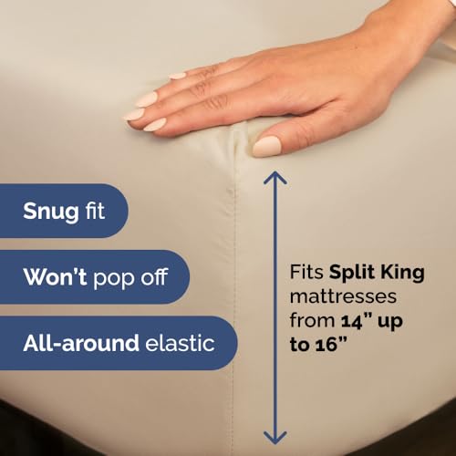 Flex Top Split Head King 4 Piece Sheet Set