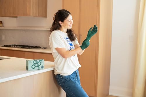 Green Gloves Disposable Latex Free