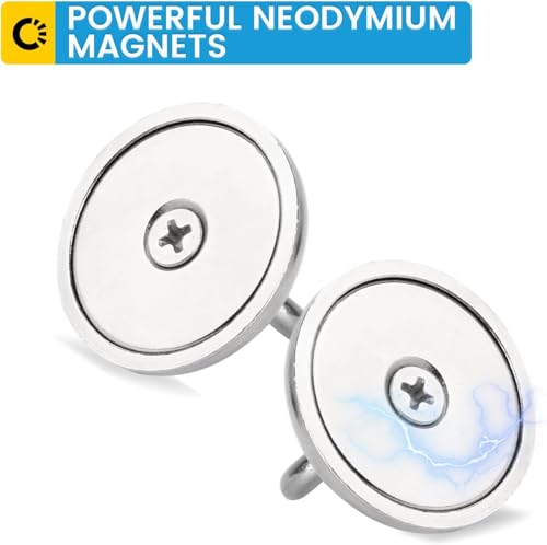 25 Pack Heavy Duty Magnetic Hooks (25 Count)