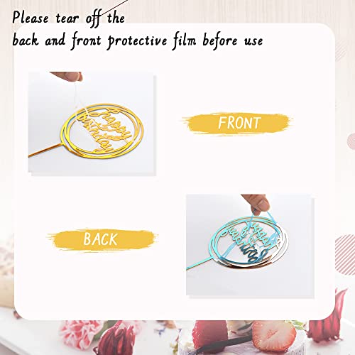 Cake Topper Gold 27 Pack Cupcake Topper with Mini Balls (27 Count)