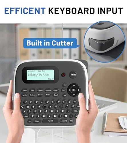 D210S Label Maker Machine with Tape