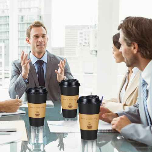 20 oz Coffee Cups 50 Pack (50 Count)
