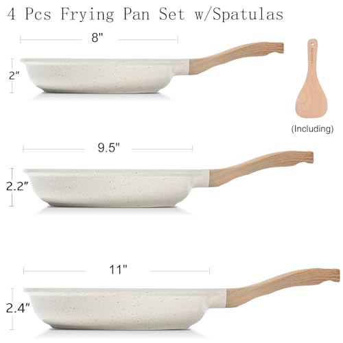 Nonstick Ceramic Frying Pans Skillets Set