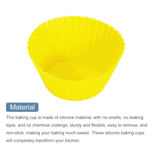 18Pcs Silicone Cupcake Liners (18 Count)