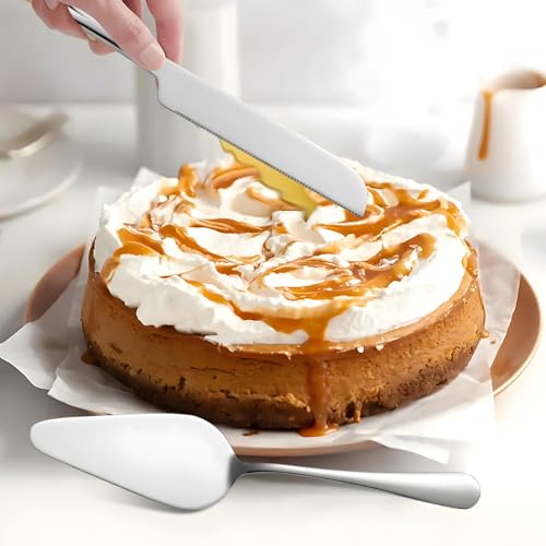 Silver Cake Cutting Set for Wedding