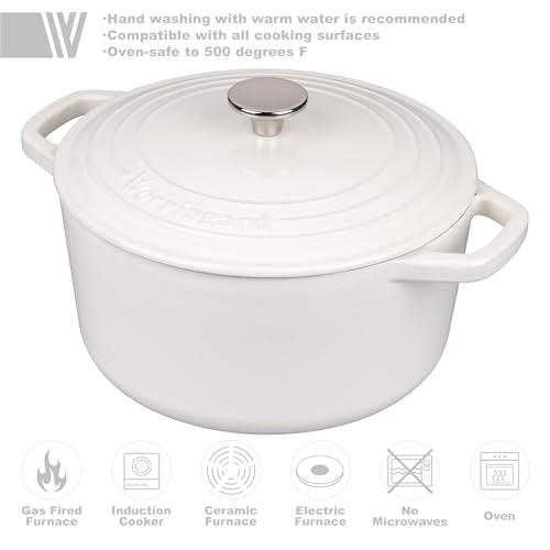Enameled Cast Iron Dutch Oven Pot with Lid