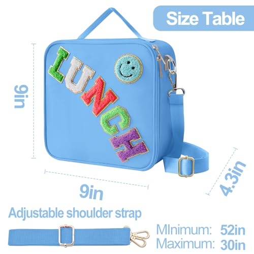 Insulated Lunch Bag With Adjustable Shoulder Strap