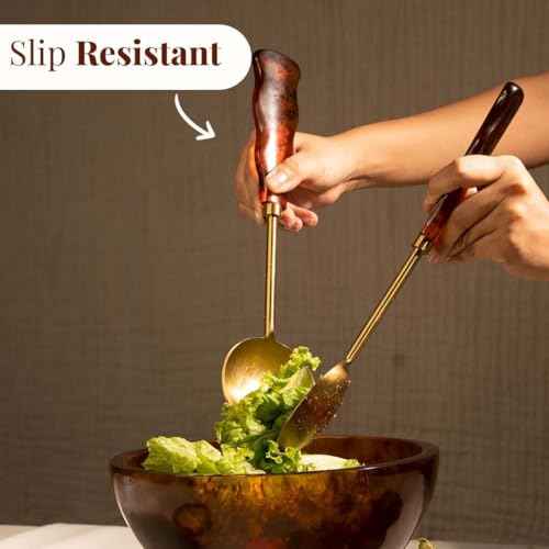 Resin Metal Salad Servers (2 Count)