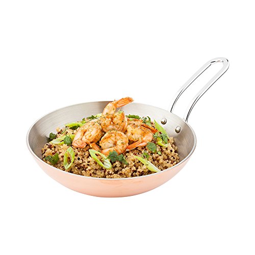 Round Copper Stainless Steel And Mini Skillet