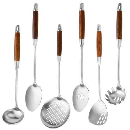 18 10 Stainless Steel Kitchen Utensils Set (6 Count)