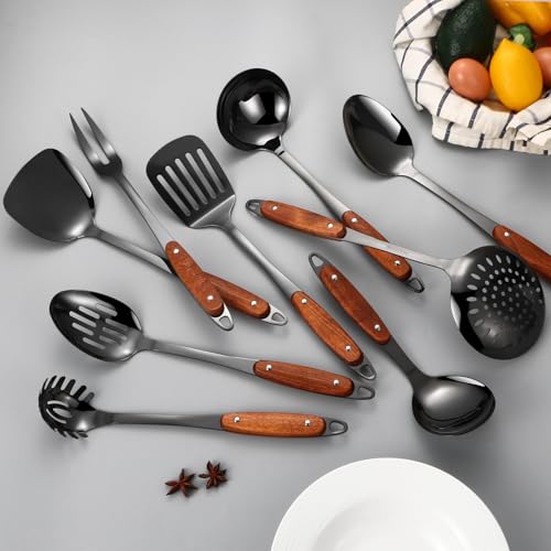 304 Stainless Steel Cooking Utensils Set (9 Count)