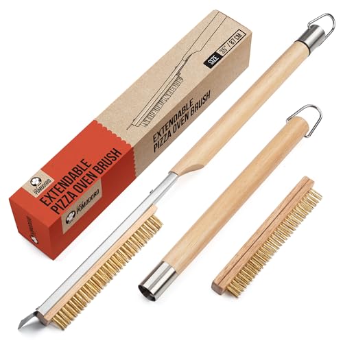 Pizza Oven Brush with Scraper