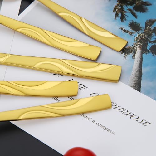 40 Piece Gold Flatware Set for 8 (40 Count)