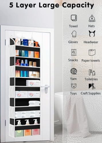 2 Pack Over the Door Storage Organizer (2 Count)