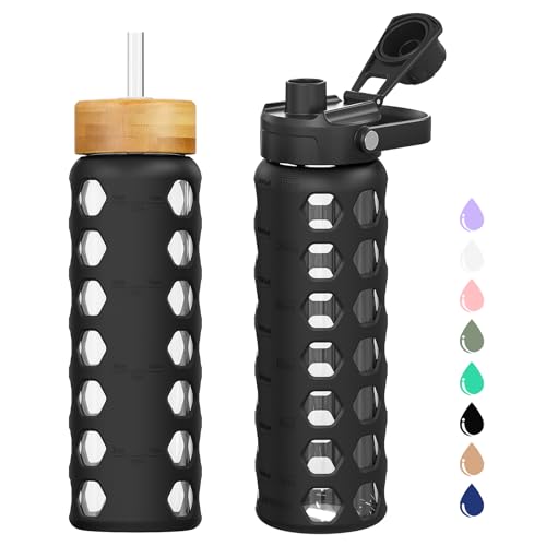Glass Water Bottle
