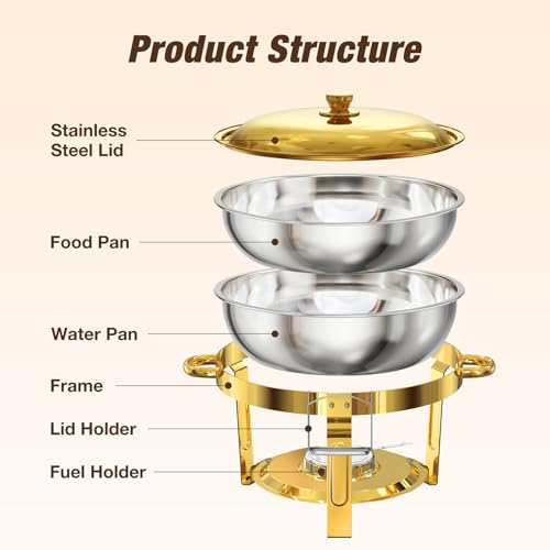 Round Chafing Dishes for Buffet