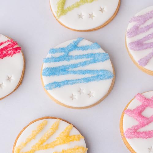 Dye Free Rainbow Sugar 6 Cell Decorating Variety (2.75 Ounce)
