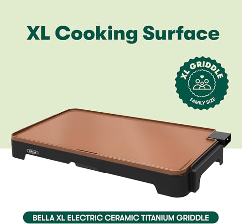 XL 12"x22" Electric Ceramic Titanium Non