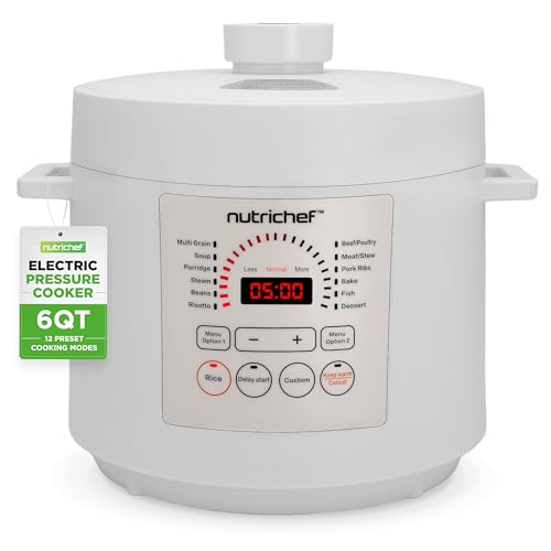 Electric Pressure Cooker 6 Quart Capacity