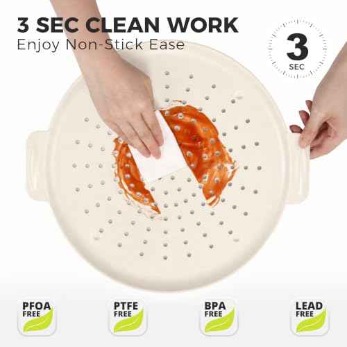 2 Pack Pizza Pan 14 Inch with Holes (2 Count)