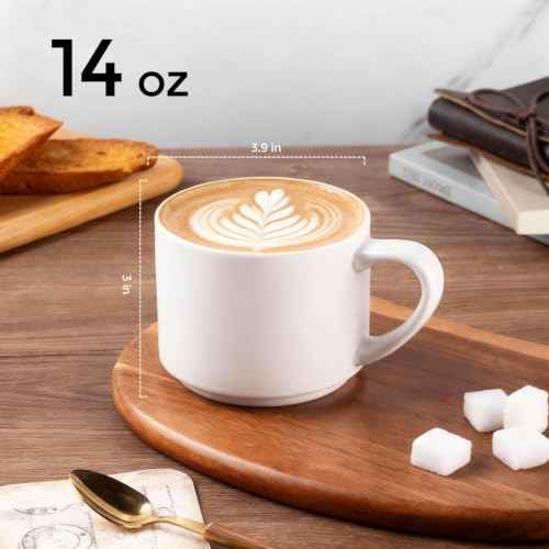 14 OZ Coffee Mugs Set of 12 (12 Count)