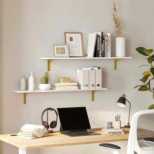 Long Wall Shelves (4 Count)