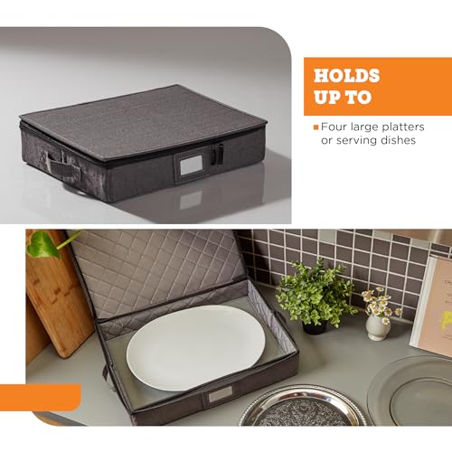 Hard Shell Platter Storage Container