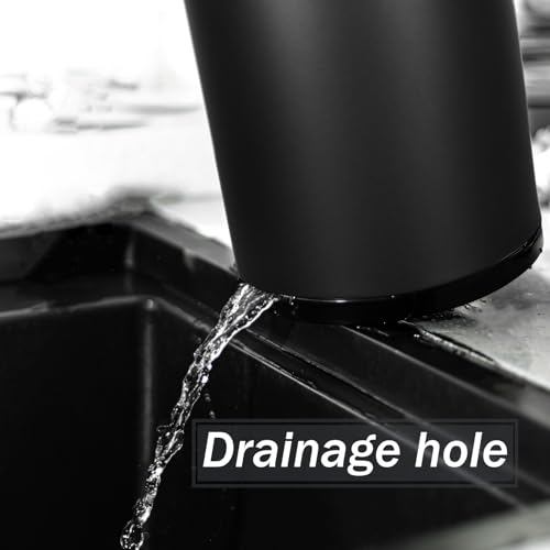 Kitchen Utensil Holder for Countertop 360° Rotating Utensil Caddy Extra Large Utensil Crock Cooking Utensil Holder for Kitchen Counter