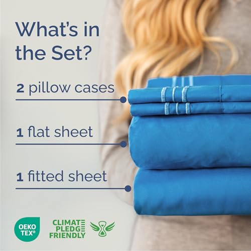 Cal King Size 4 Piece Sheet Set