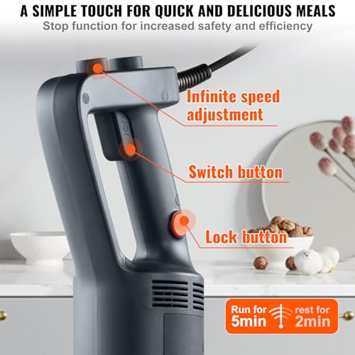 500W 12 Inch Heavy Duty Hand Mixer