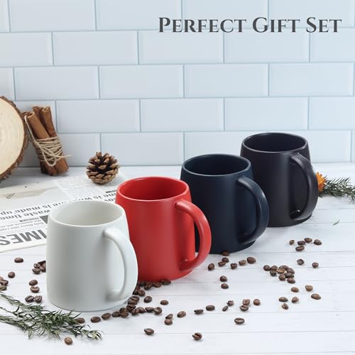 14 oz Ceramic Coffee Mug with Lid (2 Count)